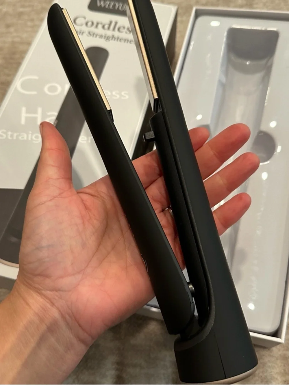 Cordless Hair Straightener and Curler 2 in 1 Wireless Rechargeable #RA5